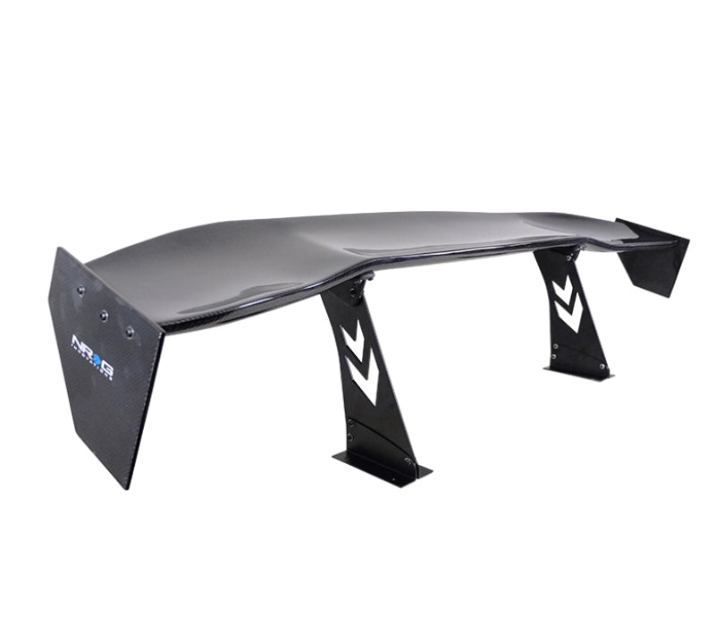 NRG CARB-A691NRG CARB-A691NRG Carbon Fiber Spoiler - Universal w/ Logo / Stand