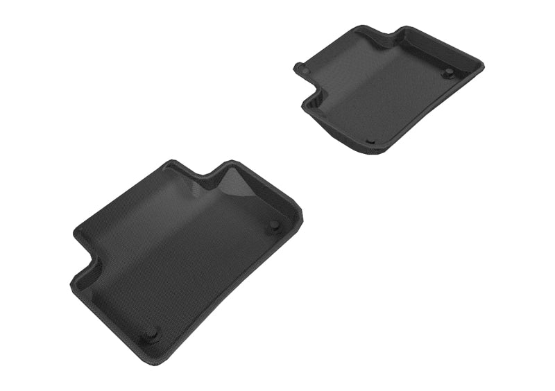 3D MAXpider L1AD04721509 2020 fits Audi 18-20 Q5 Kagu 2nd Row Floormats - Black