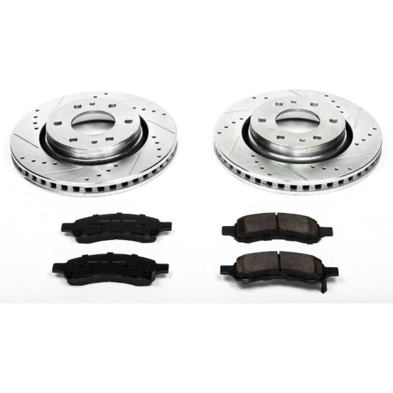 PowerStop K2084 fits Buick 06-07 Rainier Front Z23 Evolution Sport Brake Kit