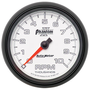 AutoMeter 7597 Autometer Phantom II 3-3/8in 10000 RPM In-Dash Tachometer
