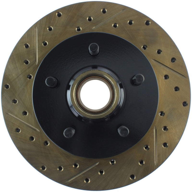 Stoptech 127.66011R Slotted & Drilled Sport Brake Rotor