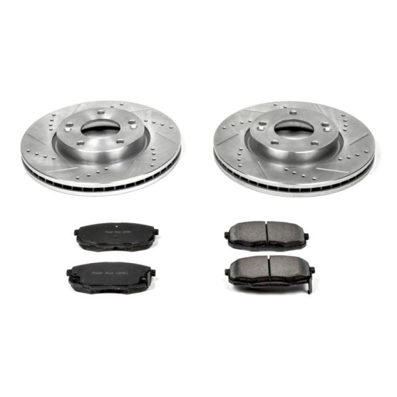 PowerStop K5366 fits Hyundai 09-12 Elantra Front Z23 Evolution Sport Brake Kit