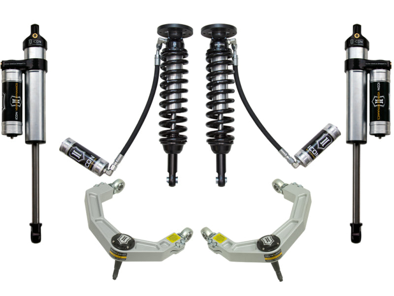 ICON K93012 fits Ford 09-13 F-150 2WD 1.75-2.63in Stage 3 Suspension System w/Billet Uca