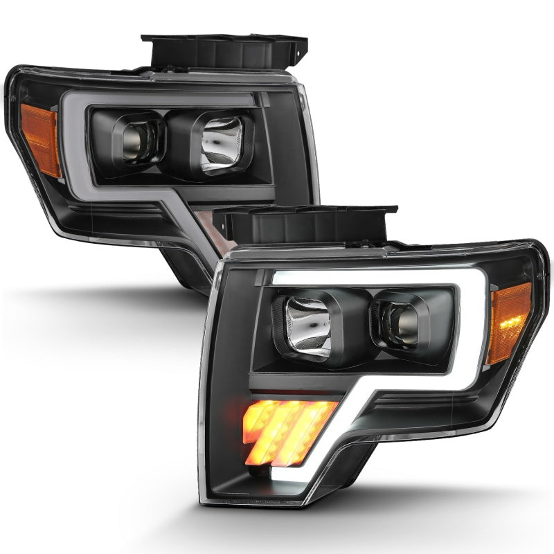 ANZO 111445 2014 fits Ford 09-20 F-150 Projector Light Bar G4 H.L. Black Amber