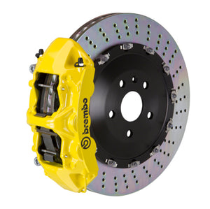 Brembo 1N1.9504A5 Brembo 06-10 M5/06-10 M6 Front GT BBK 6 Piston Cast 405x34 2pc Rotor Drilled- Yellow