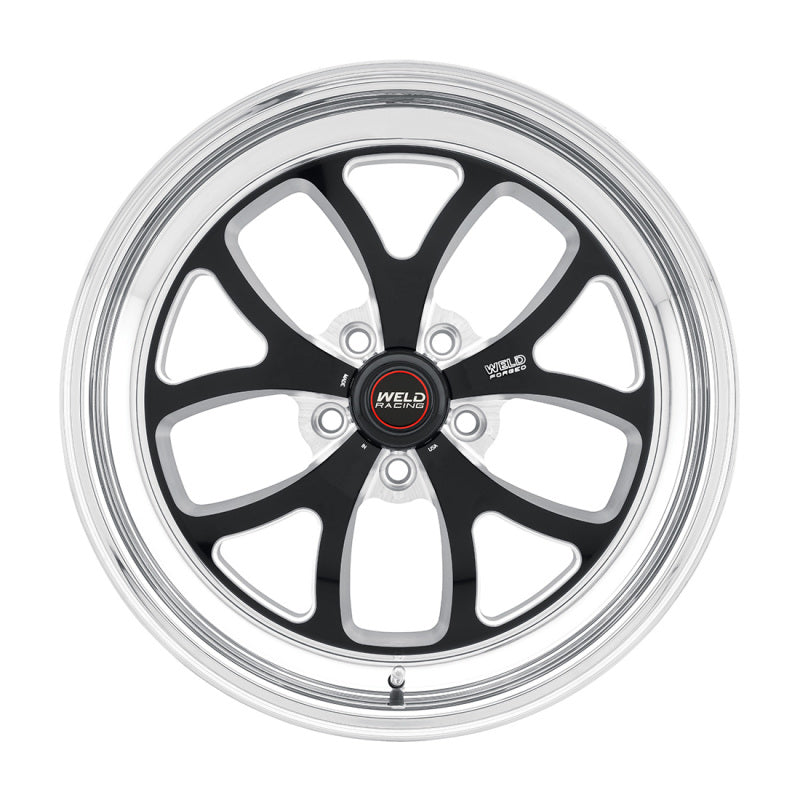 Weld  76HB8050J21A S76 RT-S 18x5 / 5x112 BP / 5.1in BS / -23 Offset Black Center
