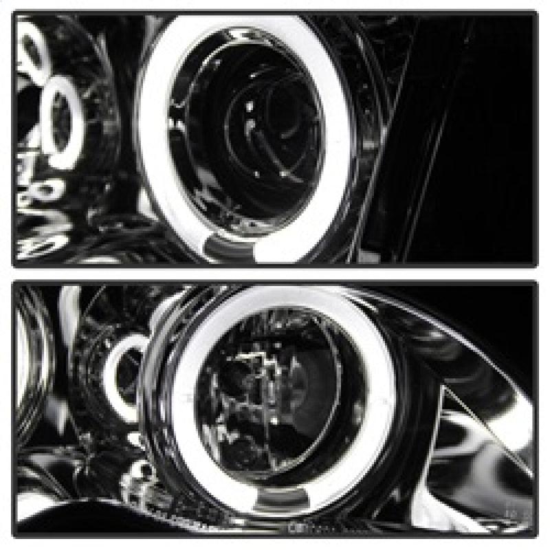 Spyder 5042408 fits BMW 02-05 E46 3-Series 4DR Projector Headlights 1PC LED Hal