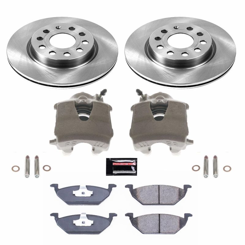 PowerStop fits Volkswagen 11-15 Jetta Front Autospecialty Brake Kit w/Calipers