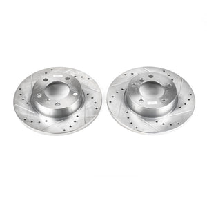 PowerStop fits BMW 95-99 318ti Front Evolution Drilled & Slotted Rotors - Pair