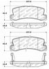 Stoptech 305.0325 Street Select Brake Pads - Front