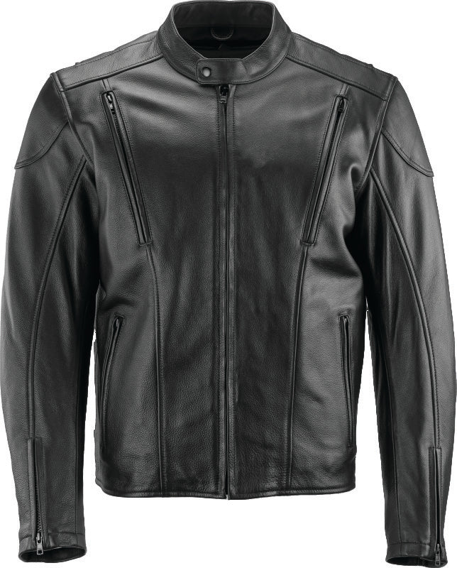 Kuryakyn 094358 Kuryakyn Leather By River Road Race Leather Jacket Black - Large