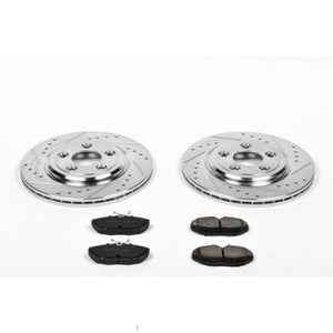 PowerStop K3141 fits Jaguar 03-05 S-Type Rear Z23 Evolution Sport Brake Kit