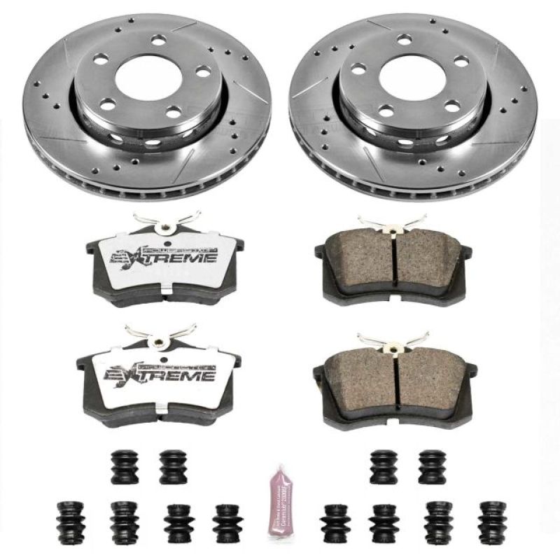 PowerStop K894-26 00-02 fits Audi S4 Rear Z26 Street Warrior Brake Kit