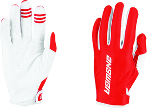 Answer 446571 Ascent Glove Red/White Youth - XS
