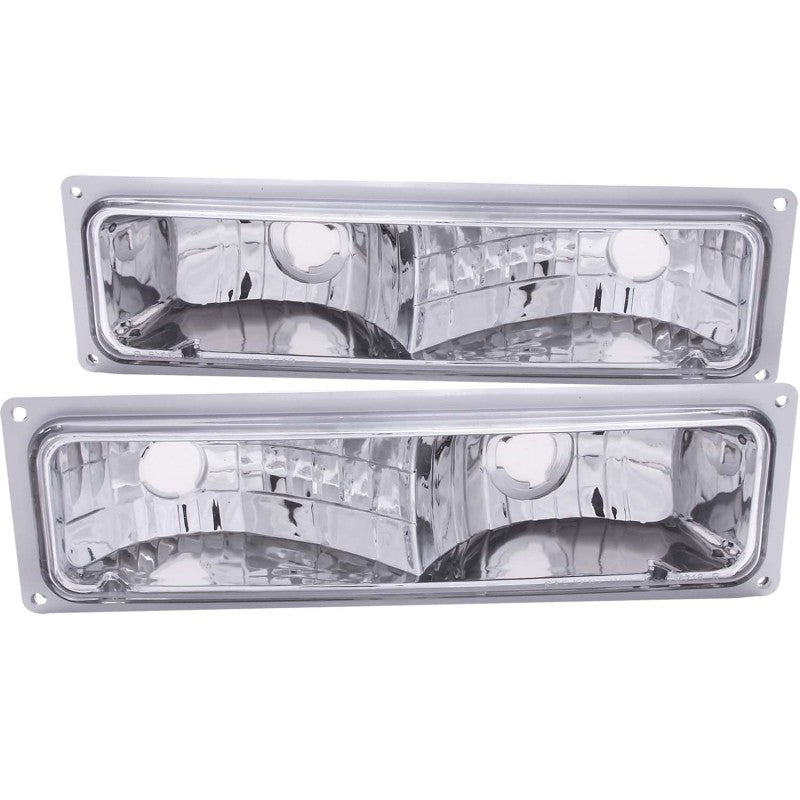 ANZO 511032 1998 fits Chevrolet 88-19 C1500 Euro Parking Lights Chrome