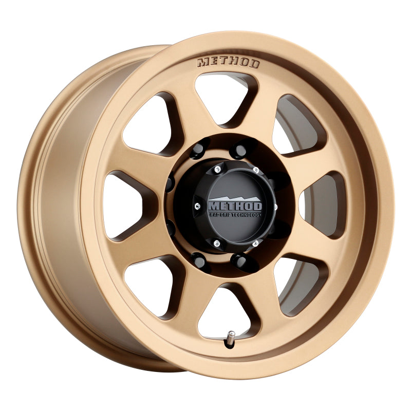 Method MR70178587900 MR701 17x8.5 0mm Offset 8x170 130.81mm CB Method Bronze Wheel