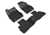3D MAXpider 2018-2020 fits Kia Stinger Kagu 2nd Row Floormats - Black