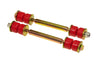 Prothane 19-413 Universal End Link Set - 5 3/8in Mounting Length - Red