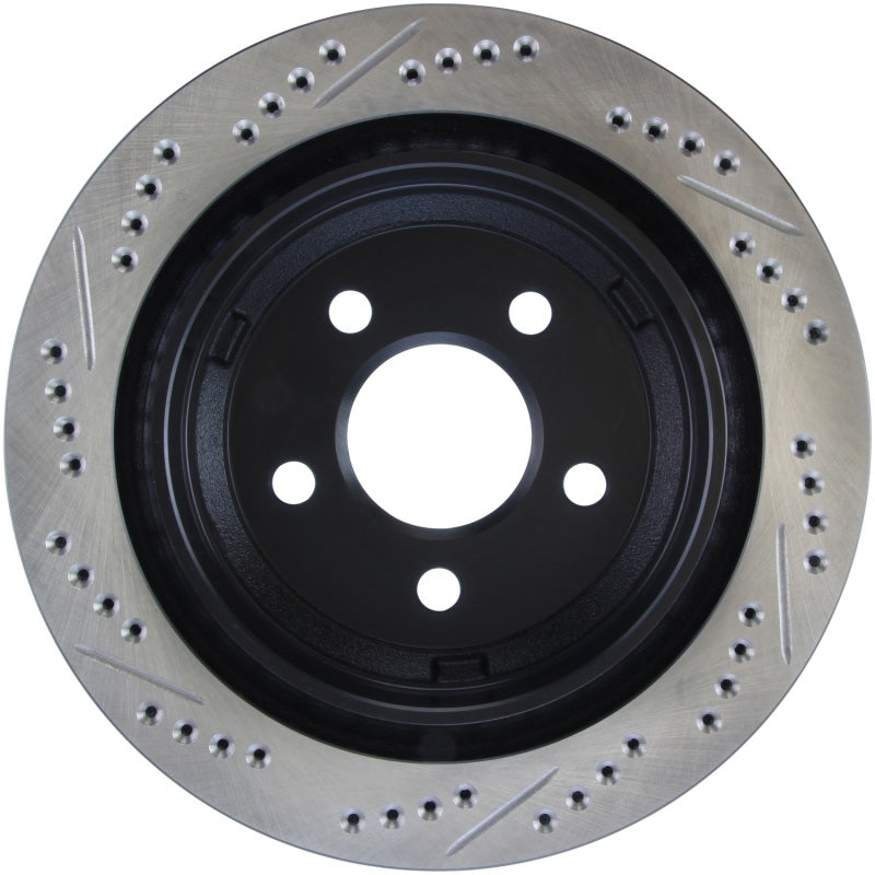 Stoptech 127.62065L 98-02 Chevrolet Camaro / Pontiac Firebird/Trans Am Slotted & Drilled Rear Left Rotor