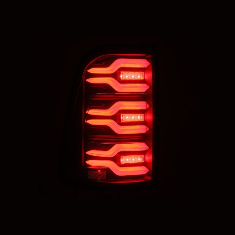 AlphaRex 640040 19-21 fits Dodge Ram 1500 Luxx-Series LED Tail Lights Black w