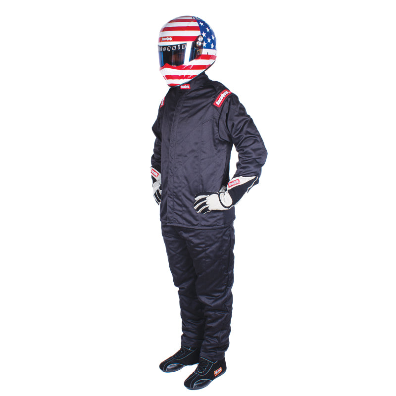 Racequip 91619029 Black Chevron-5 Jacket SFI-5 - Small