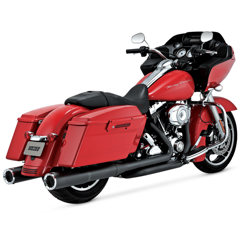 Vance and Hines 46759 Vance & Hines HD Dresser 95-16 Hi-Output Slipons Black