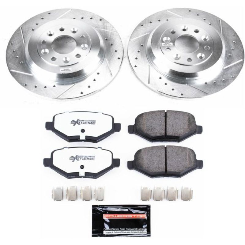 PowerStop K4744-36 11-15 fits Ford Edge Rear Z36 Truck & Tow Brake Kit