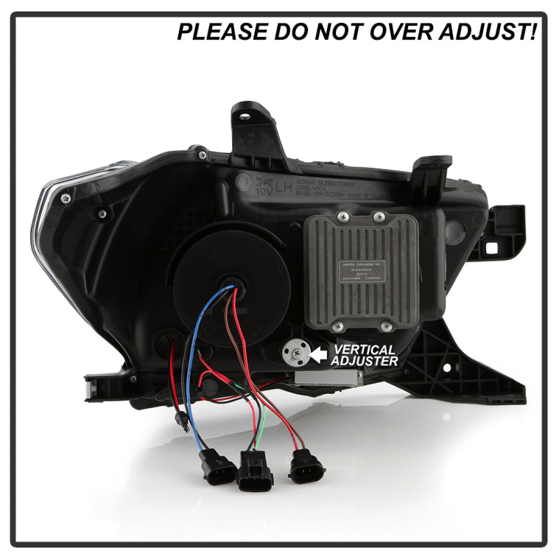 Spyder 5088376 fits Toyota 16-20 Tacoma Halogen Model Only High-Power LED Headl