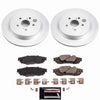 Power Stop 16-22 Lexus RX350 Rear Z23 Coated Brake Kit