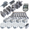 Eagle 13303L000 fits Chevy LT1350 1Pc 3.750in Crank 6.000in I-Beam Rods -18cc 4.000in Pistons Rotating Assembly