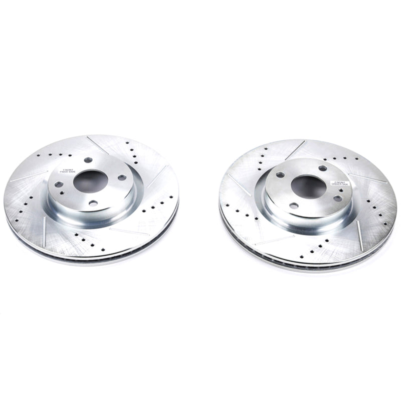 PowerStop fits Fiat 17-19 124 Spider Front Evolution Drilled & Slotted Rotors -