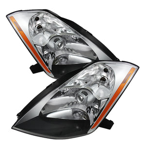 9025532 Xtune fits Nissan 03-05 350Z (Hid Model Only) Crystal Headlights Chrom