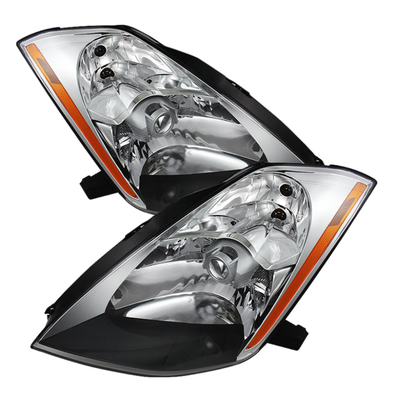 9025532 Xtune fits Nissan 03-05 350Z (Hid Model Only) Crystal Headlights Chrom