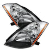 9025532 Xtune fits Nissan 03-05 350Z (Hid Model Only) Crystal Headlights Chrom