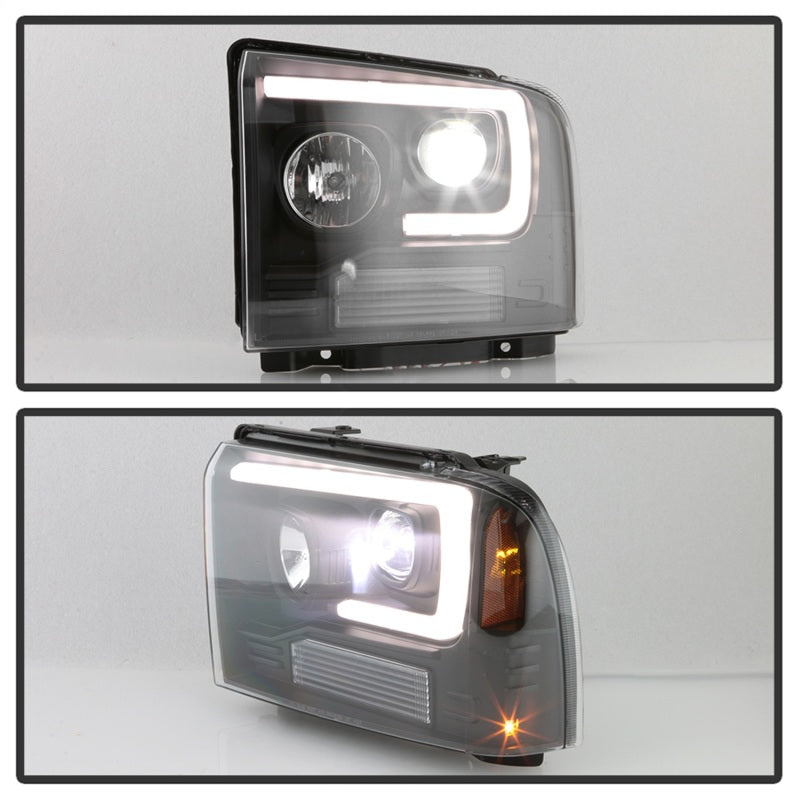 Spyder 5087911 fits Ford 05-07 F250/350/450 Super Duty Projector LED Black PRO-