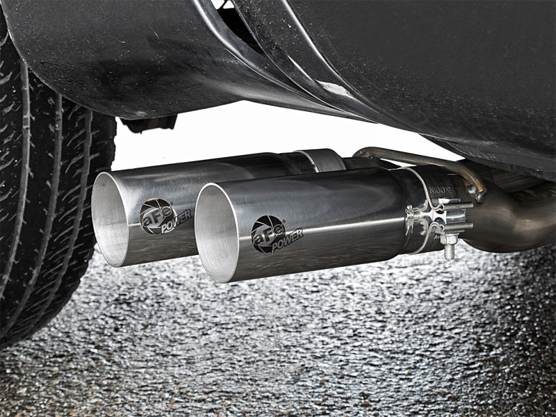 AFE 49-46124-P Series 3in SS Cat-Back Exhaust System w/ Polished Tip 04-15 fits