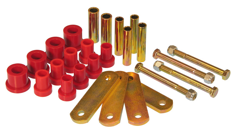 Prothane 4-1018 fits Chrysler SS Conv HD Spring & Shackles Bushings - Red