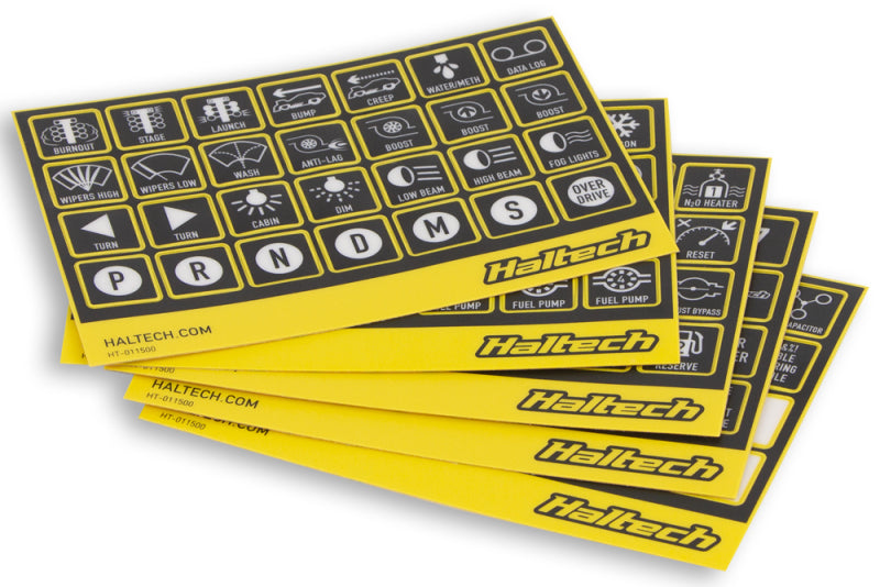 Haltech HT-011500 CAN Keypad Label Set