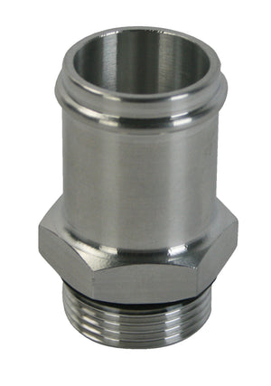 Moroso 63521 Electric Water Pump Hose Adapter -16An to 1-1/4in Hose - Raw Alumin