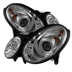 Spyder 5029355 fits Mercedes Benz E-Class Projector Headlights Halogen - DRL Ch