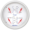 AutoMeter 200705 Autometer Marine White 5in Gauge Quad