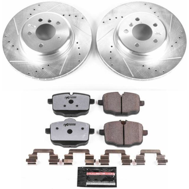 PowerStop K6037-26 11-16 fits BMW 550i Rear Z26 Street Warrior Brake Kit