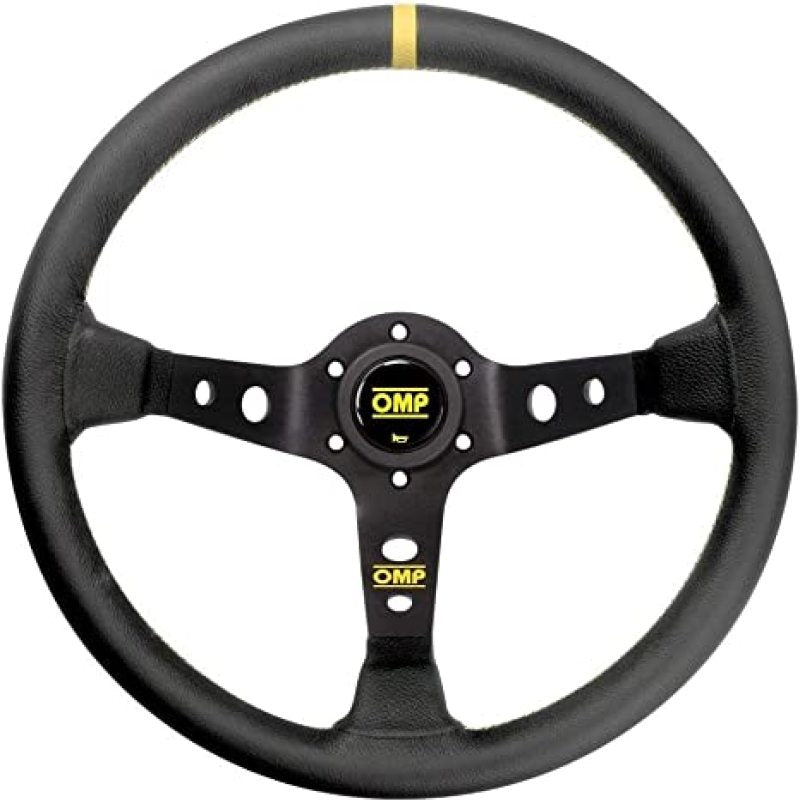 OMP OD0-1956-071 Corsica Steering Wheel In Leather - Black