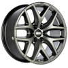 BBS TLA0103PS TL-A 20x9 6x139 ET12 CB106 (fits Toyota) Satin Platinum Wheel
