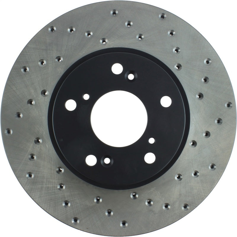 Stoptech 128.40036CL 06-18 Honda Civic Cryo Drilled Sport Left Front Rotor