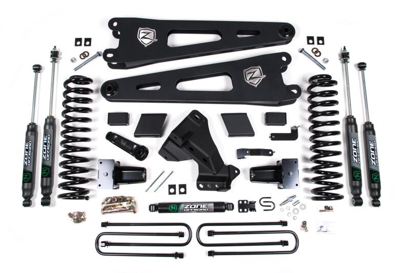 Zone Offroad ZONF61N 20-21 fits Ford F-250/F-350 4in Radius Arm Suspension Lift