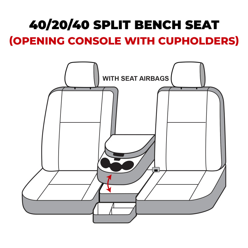 Covercraft SS3484PCTP 19-24 fits Dodge RAM Polycotton SeatSaver Custom Front