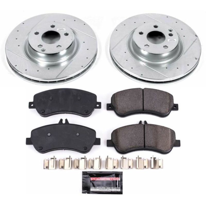 PowerStop fits Mercedes-Benz 13-15 GLK250 Front Z23 Evolution Sport Brake Kit