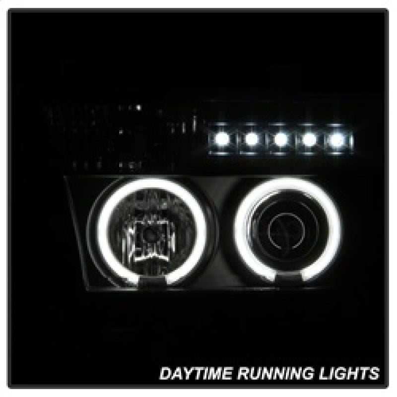 Spyder 5030306 fits Toyota 07-13 Tundra Projector Headlights CCFL Halo LED Blk