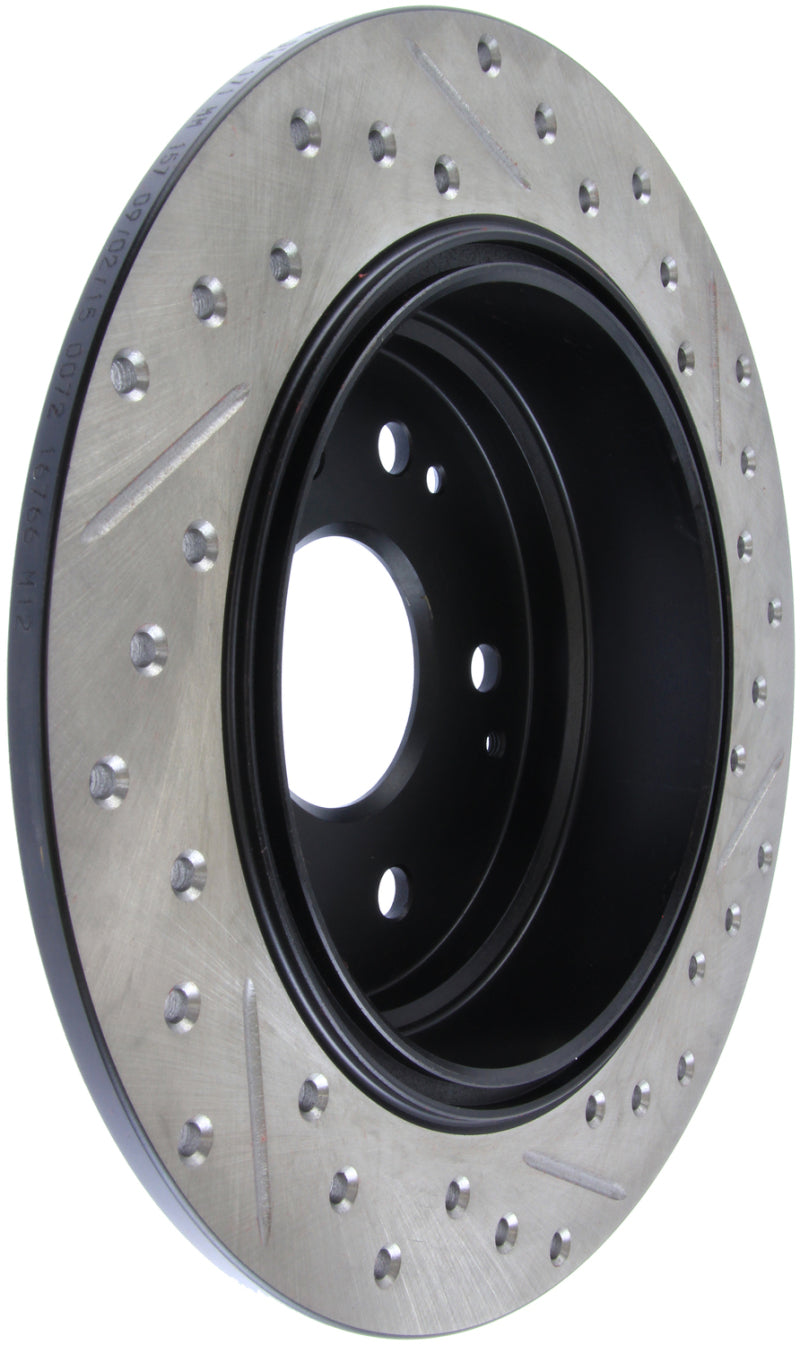 Stoptech 127.40061R 04-08 Acura TL / 03-09 Honda Element Slotted & Drilled Right Rear Rotor